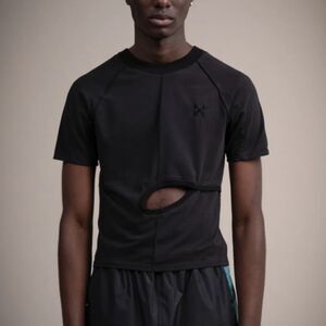 NEW HEAD of STATE Diamond Tee - Black - size Large